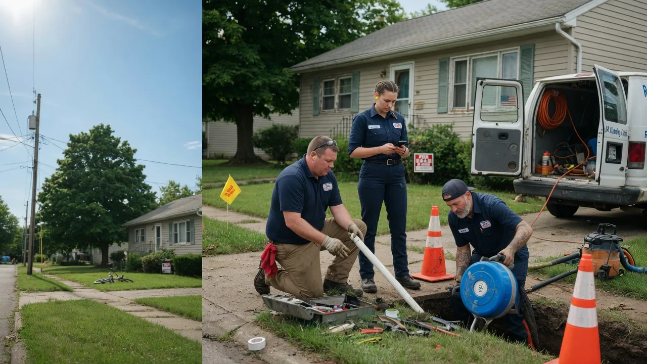 Sewer Line Repair in Burlington, PA near me